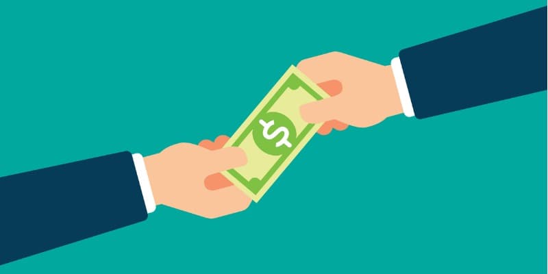 Exchange of money